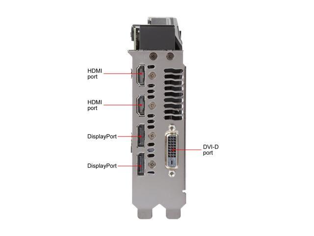580 4gb Asus Radeon Video Card Rx 580 Multi-Port HDMI DPI, Dengan