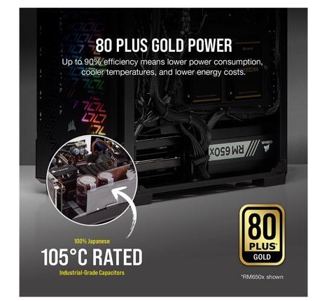 Buy Corsair Rmx Series Rm850x Cp Na 850w Atx12v Eps12v 80 Plus Gold Certified Full Modular Power Supply At Best Prices Online In India Kuro Gaming